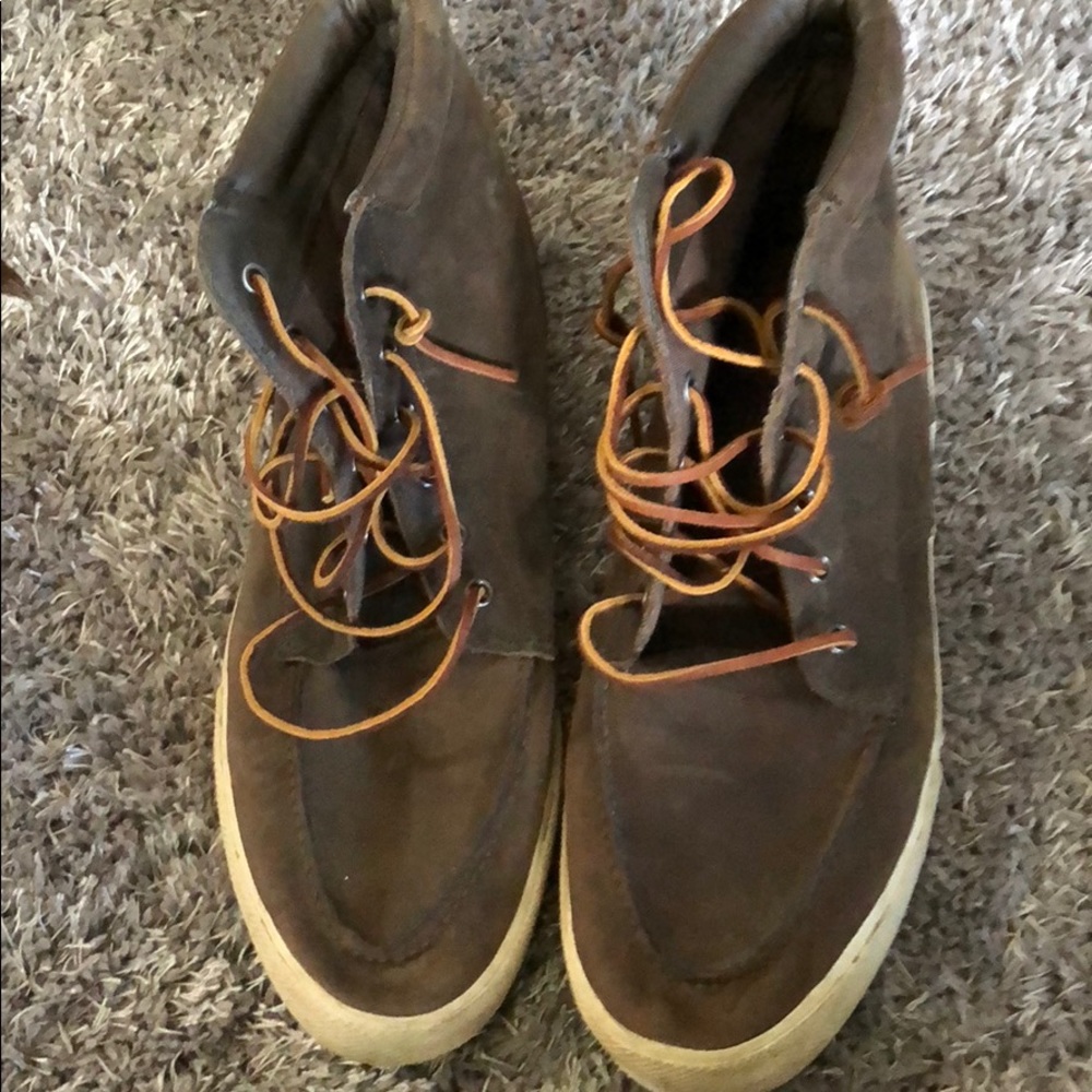 Brown Ralph Lauren Polo boots